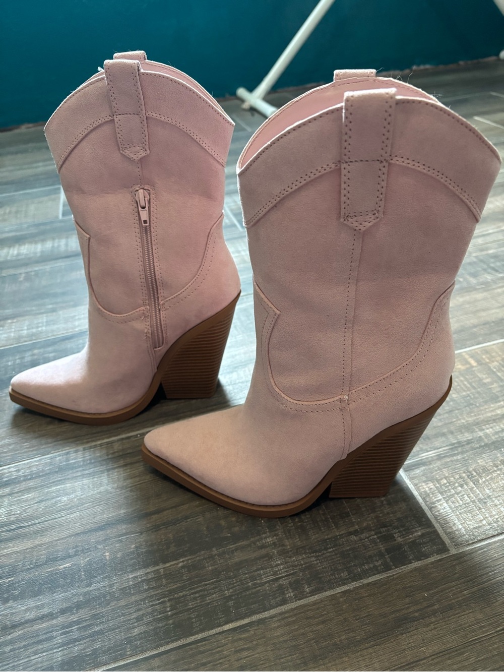 Forever 22 Pink Cowgirl Western Boots